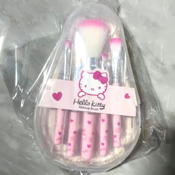 HELLO KITTY 5Pc High-Quality Makeup Brush Set NWT!! Available in 3 Colors - Picture 10 of 12